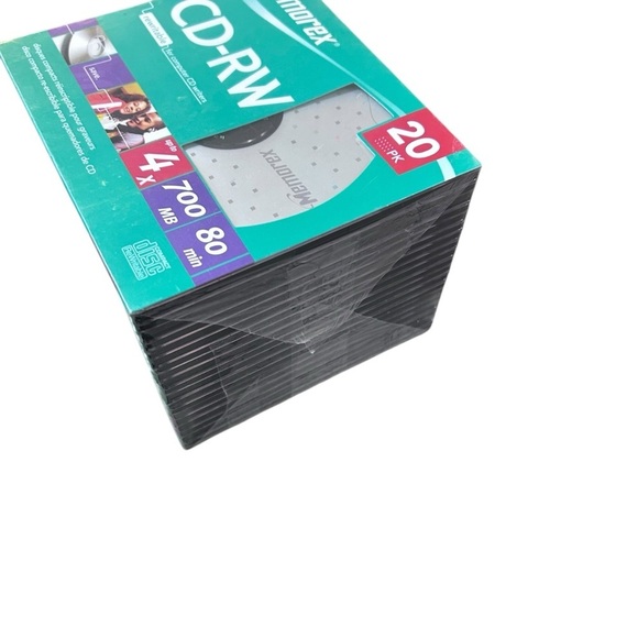 Memorex 20pk CD-RW Rewritable for computer CD Writers New - Picture 3 of 3